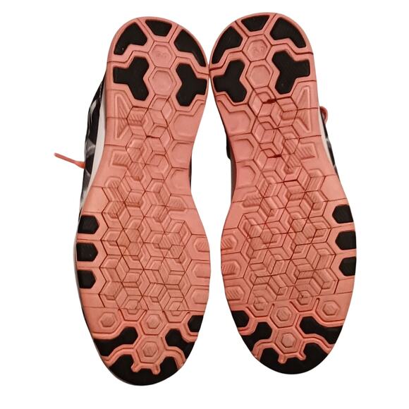 Nike Womens Free 5.0 Trainer Fit Black White Pink Running Shoes Size 10 EUC - Picture 7 of 9